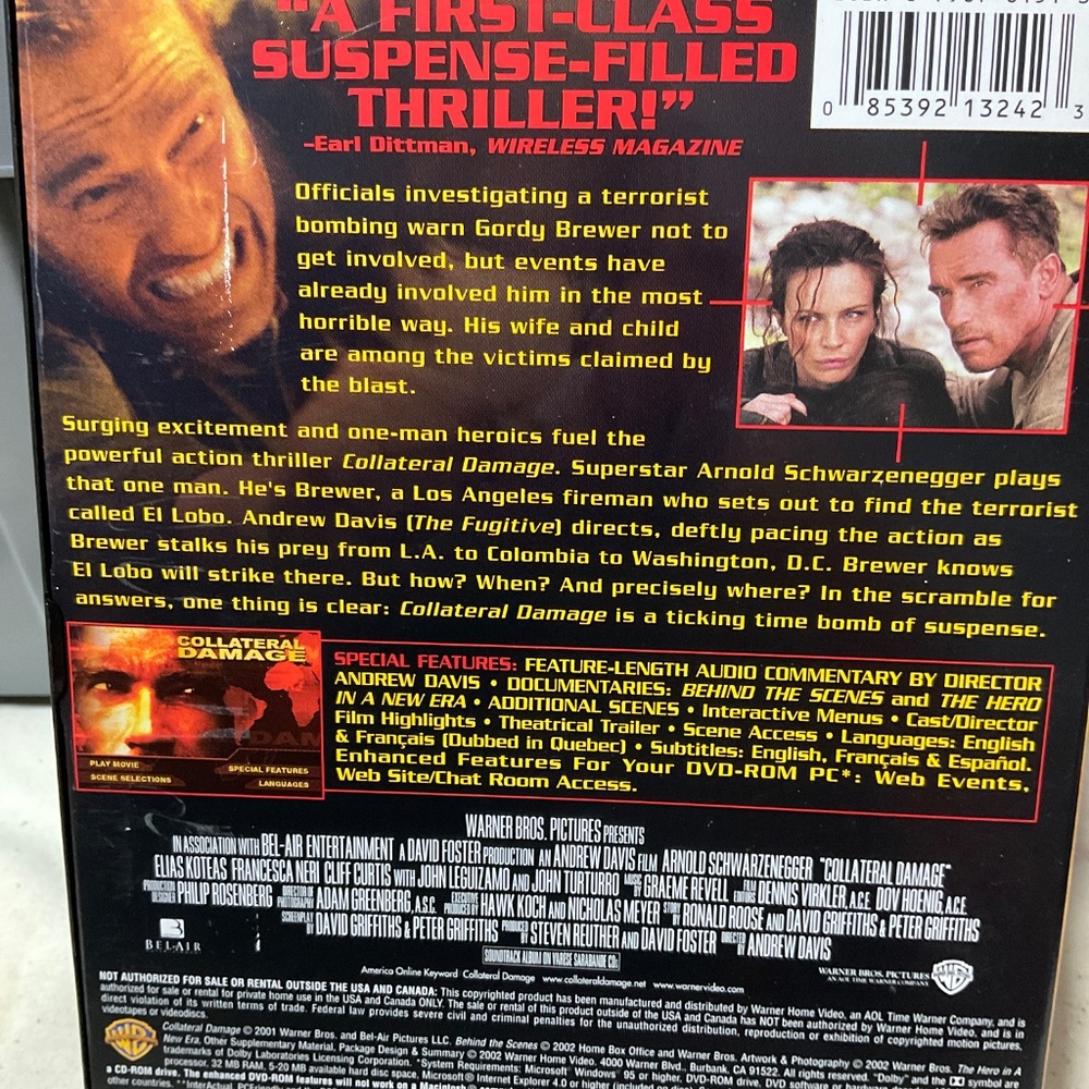 DVD - Collateral Damage. V181 - Picture 3 of 5